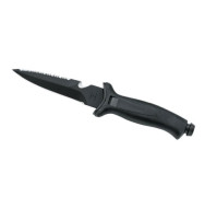 Aquatys Stiletto 2 knife - Black Inox - Black Color - KV-AAQT12D-2-N - AZZI SUB (ONLY SOLD IN LEBANON)